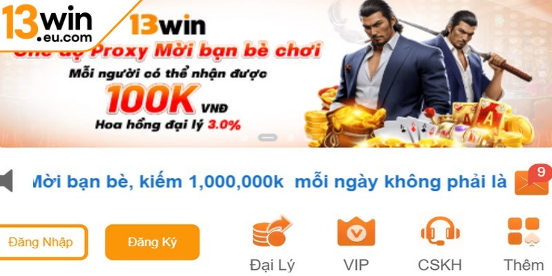 13WIN thành công xây dựng thương hiệu tại nhiều quốc gia