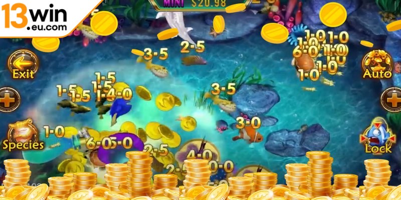 Những điểm hấp dẫn của bắn cá 13win eu